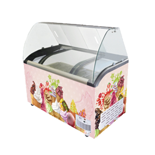 SD弧形門展示柜